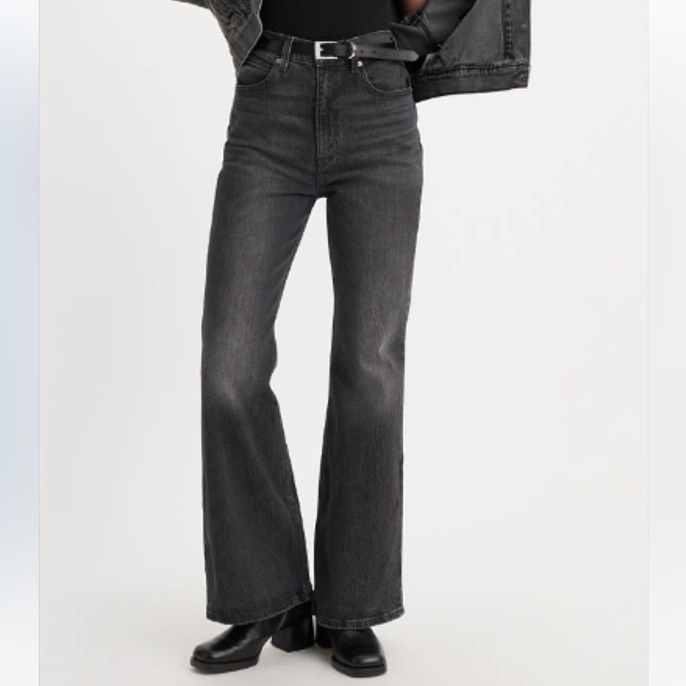 Levi’s 70'S HIGH FLARE WOMEN'S JEANS - black